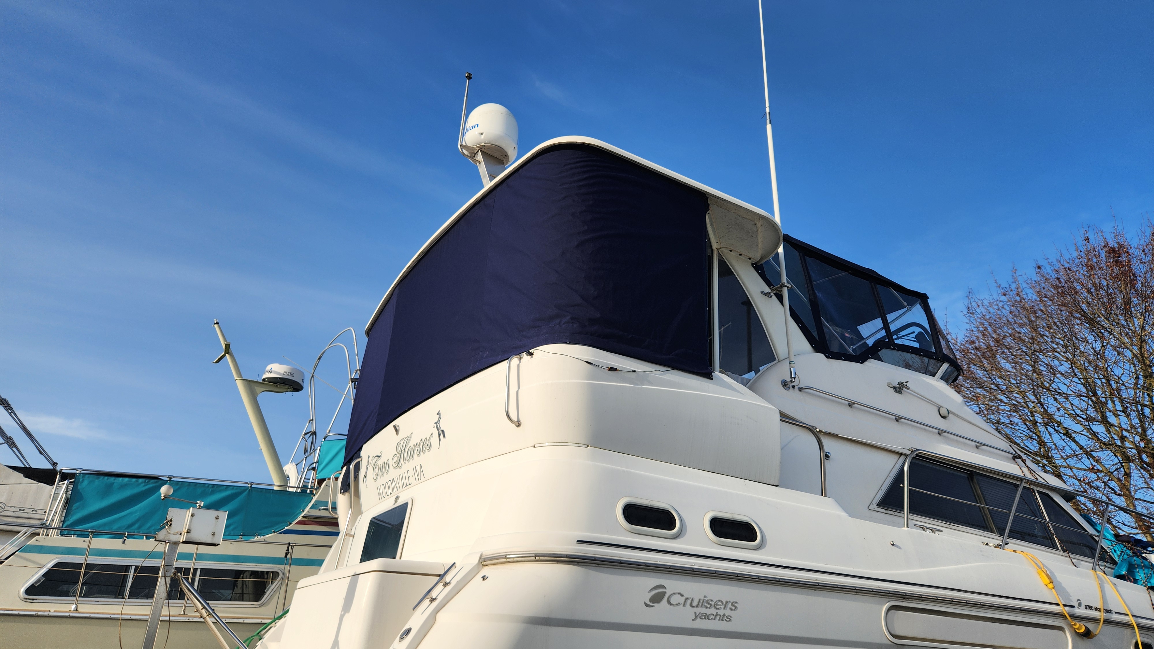 Rear of Boat Full Black Cover